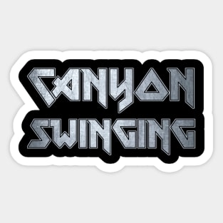 Canyon Swinging Sticker